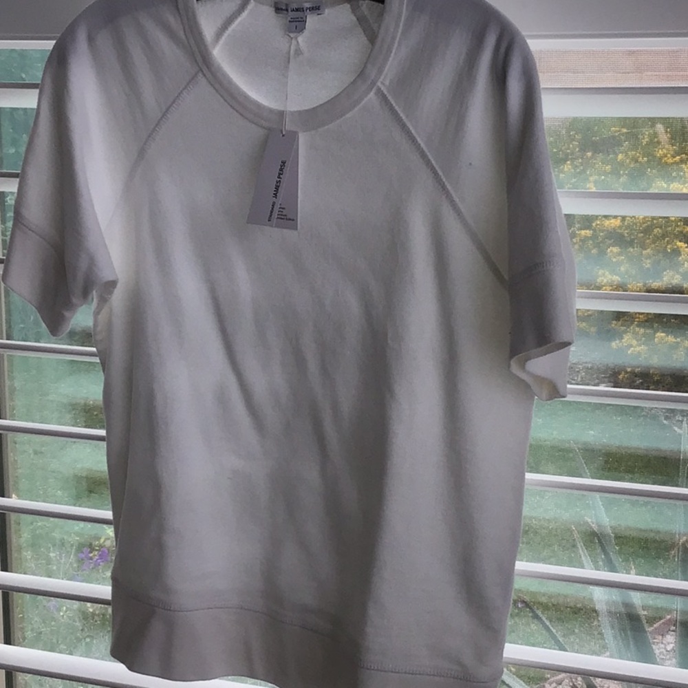 Brand new James Perse French Terry sweater. Size small.